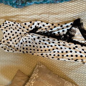 Venus polka dot cami top dress XS